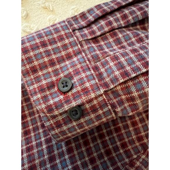 L.L. Bean Men's Casual Outdoor Plaid Button Down Shirt Shacket Large Gorpcore - Picture 6 of 8